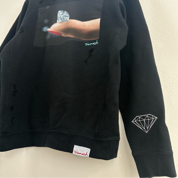 Diamond Supply Co. Off the Shoulder Sweatshirt - Picture 4 of 6